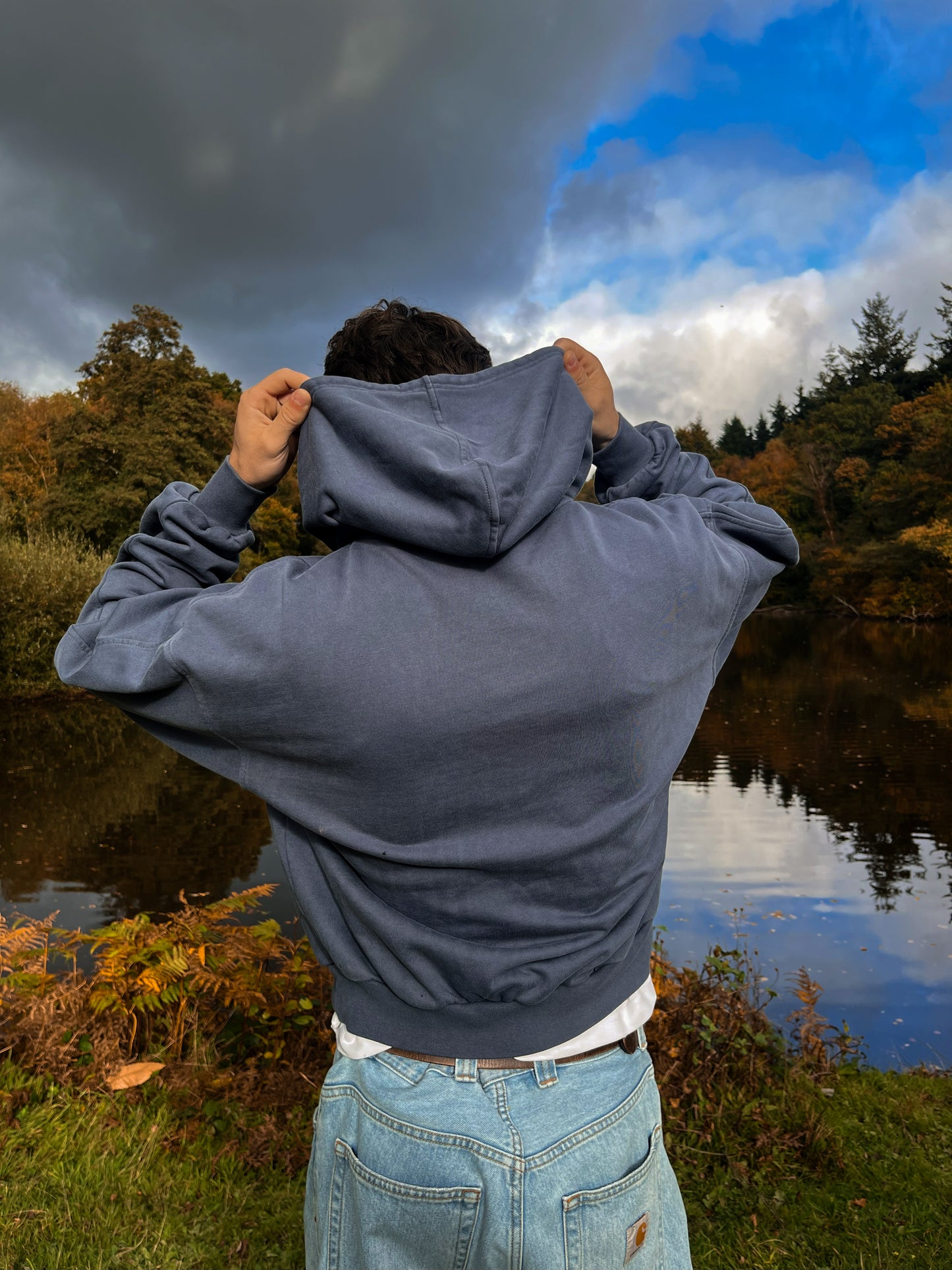 WASHED BLUE HOODIE
